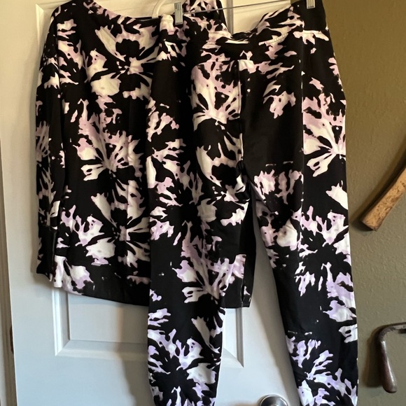 ATHLETA WILLOW ELFIN PURPLE DRAWSTRING WAISTBAND BALANCE JOGGER & TOP - Picture 3 of 4